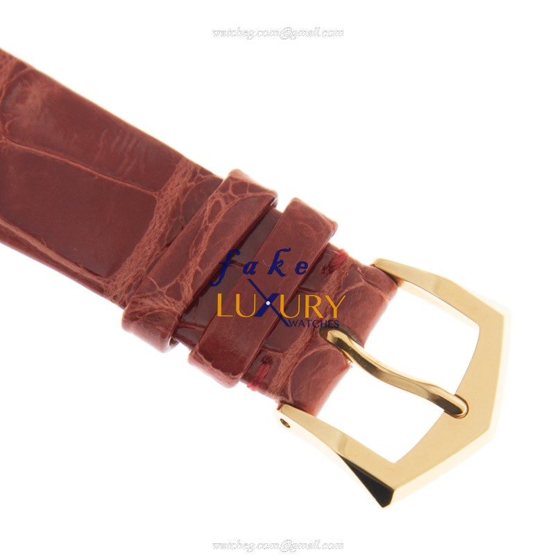 Patek Philippe 7122/200R-001 Calatrava Replica Watch Manual Wind 18kt Rose Gold White Dial Red - Image 4