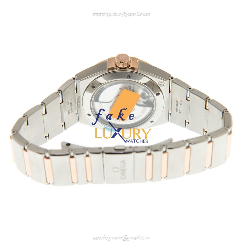 Omega Replica Watch 131.20.39.20.02.001 Constellation Auto 18kt Rose Gold Steel Case Sapphire - Image 4