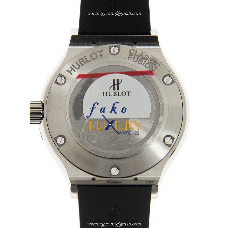 - HUB581NX2611RX - Hublot Classic Fusion Quartz Titanium Replica Watch - 33mm Titanium Case - Image 3