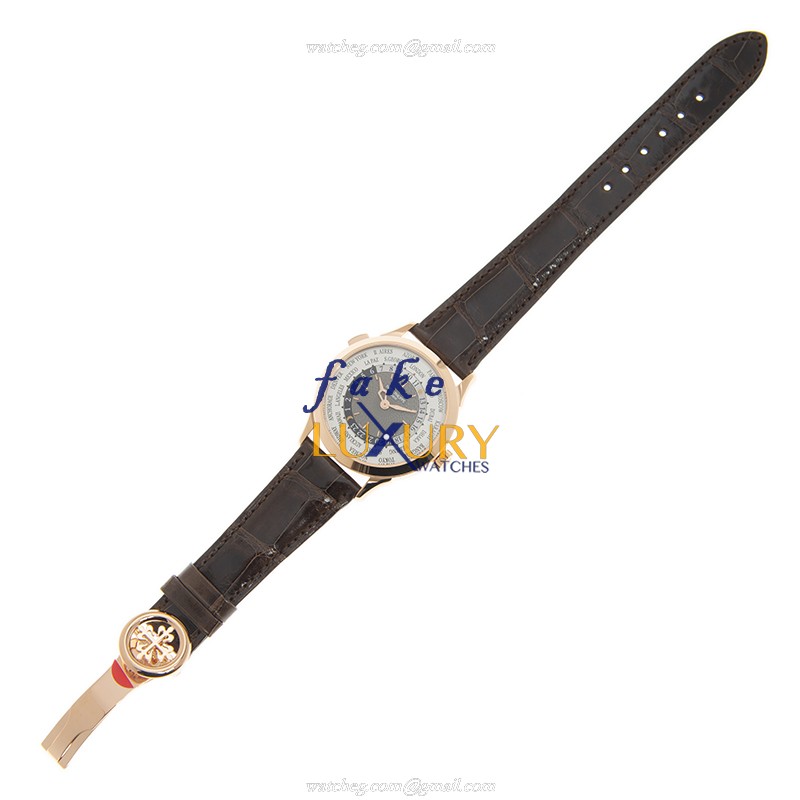 Patek Philippe 5230R-012 Replica Watch, Gray Dial, Rose Gold Case, Alligator Strap, Automatic - Image 2