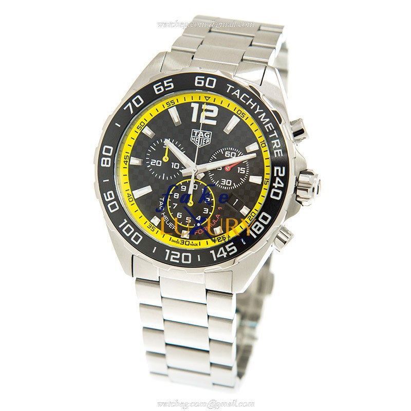 Tag Heuer Formula 1 CAZ101AC.BA0842 - Replica Watch - Quartz - 43mm Steel Case - Black Dial - Image 3