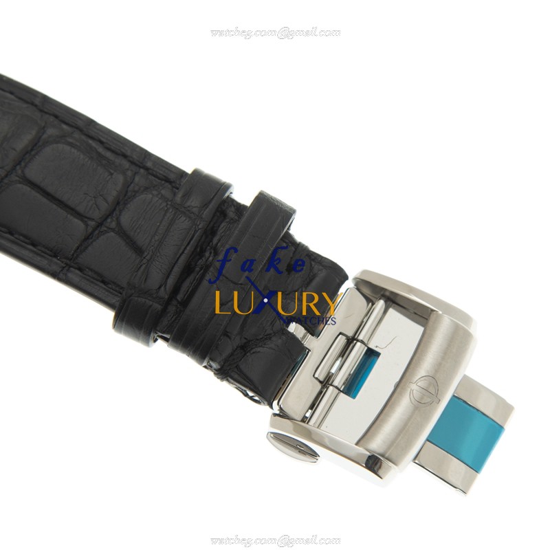 Baume & Mercier M0A10055 Clifton Replica Watch, Silver Dial, Steel Case, Alligator Strap - Image 4