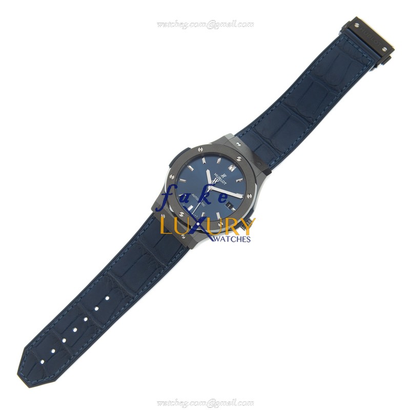 Hublot 511.CM.7170.LR CLASSIC FUSION Auto Ceramic Replica Watch, Auto, Blue Dial, Ceramic Case - Image 2