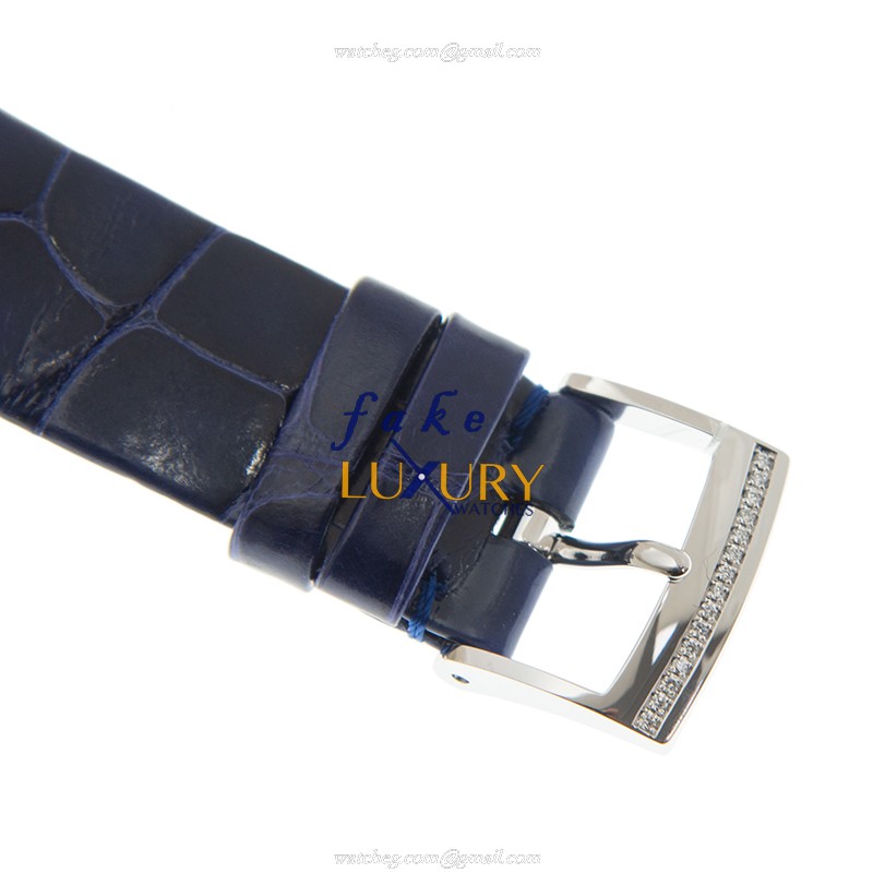 G0A45180 - Piaget Limelight Gala Replica Watch - Quartz - Blue Dial - Alligator Strap - Image 4