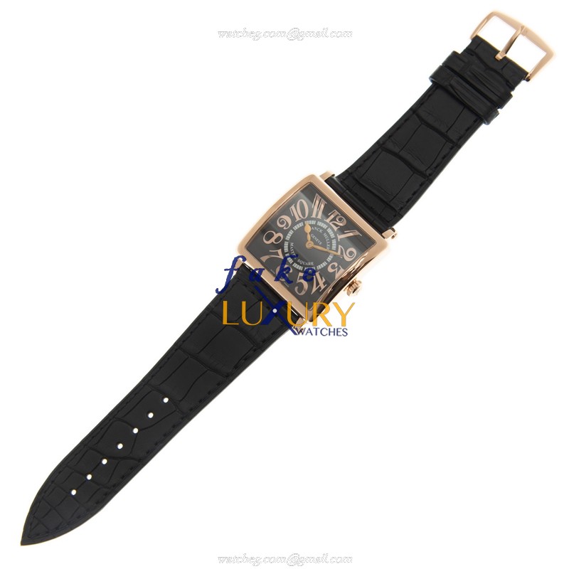 6002 M QZ REL V 5N - Franck Muller Master Square Replica Watch - Rose Gold Quartz 32mm - Image 2