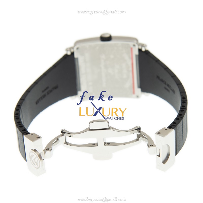 Franck Muller 6002 M QZ REL R PLY AC-BK Replica Watch, Quartz, Black Dial, Steel Case, Rubber Strap - Image 5