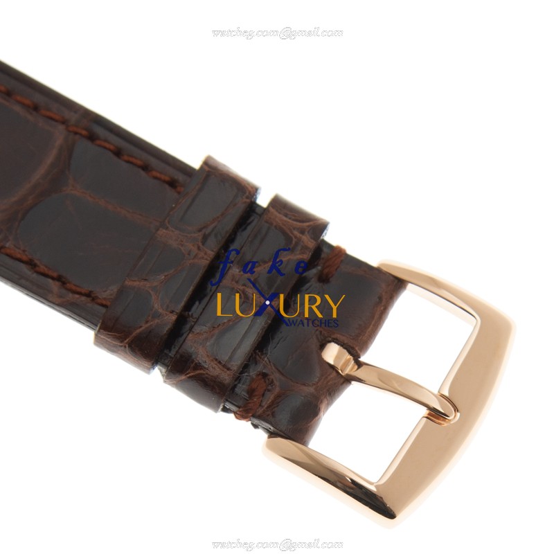- 952 QZ HO 5N LONG ISLAND Quartz 18kt Rose Gold Replica Watch - Franck Muller - White Dial - Image 4
