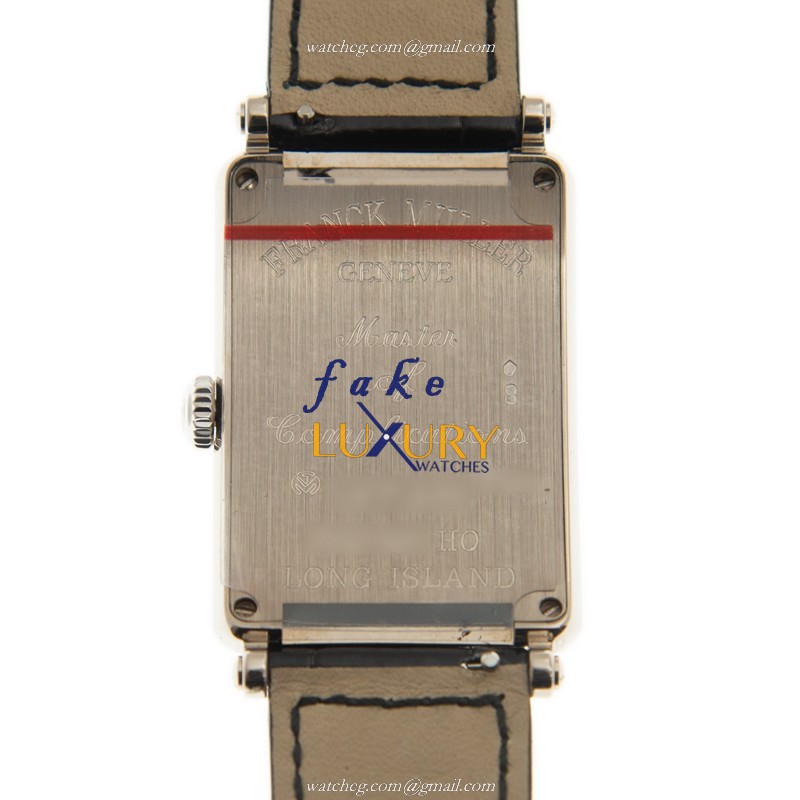 Franck Muller 952QZHO OG LONG ISLAND Quartz 18kt White Gold Replica Watch, Model - Image 3