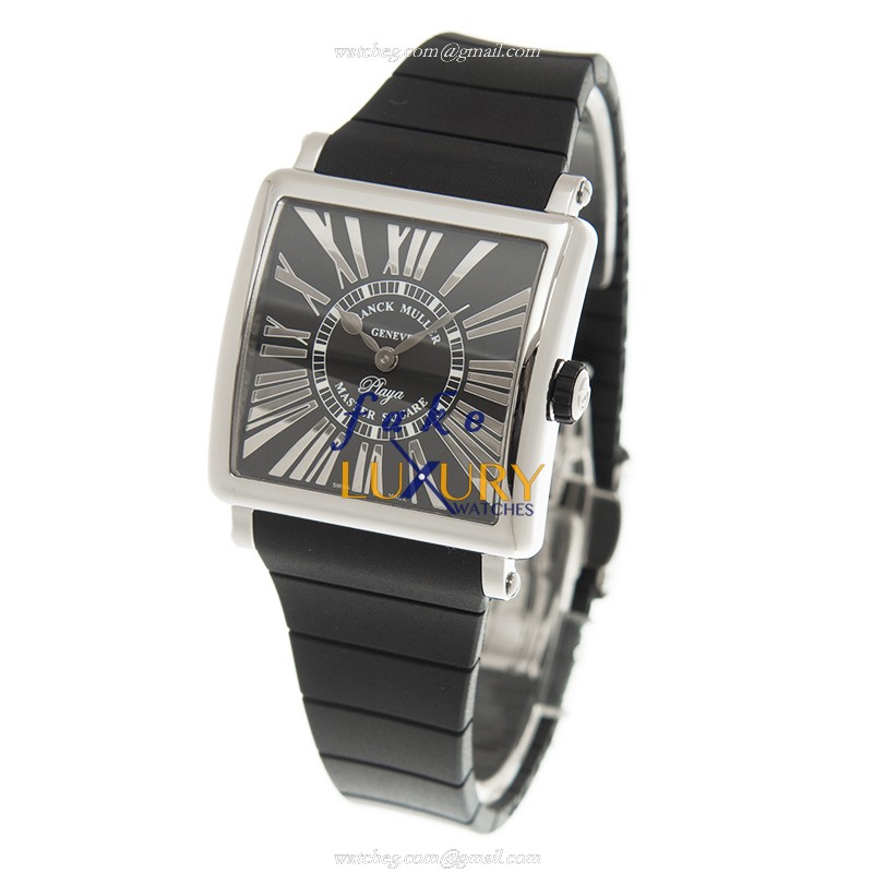 Franck Muller 6002 M QZ REL R PLY AC-BK Replica Watch, Quartz, Black Dial, Steel Case, Rubber Strap - Image 3