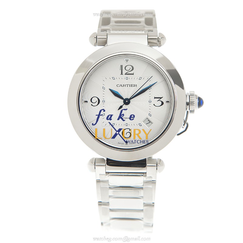 Cartier WSPA0009 Pasha de Cartier - Replica Watch - Automatic - Steel Case - Silver Dial - Image 2