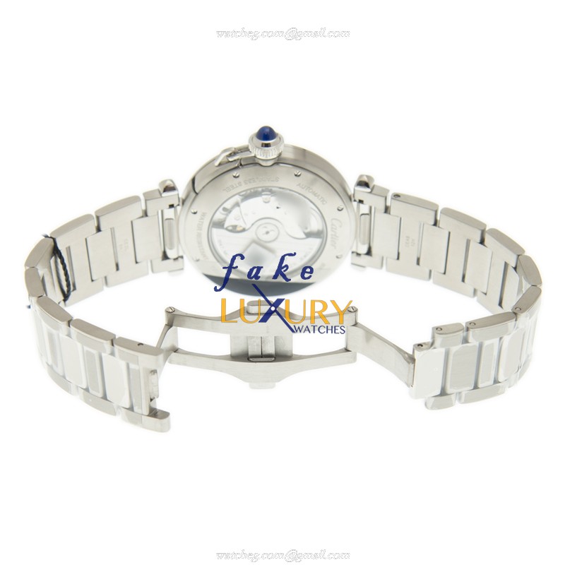 Cartier WSPA0009 Pasha de Cartier - Replica Watch - Automatic - Steel Case - Silver Dial - Image 5