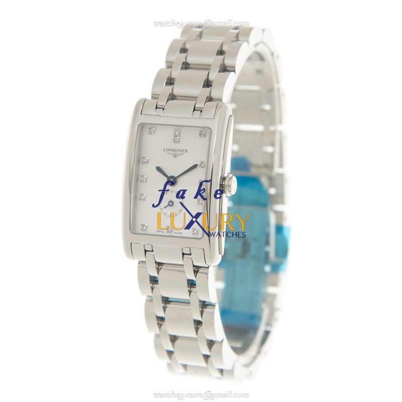 L5.255.4.87.6 - Longines Dolce Vita Replica Watch Quartz Stainless Steel White Mother of Pearl Dial - Image 3