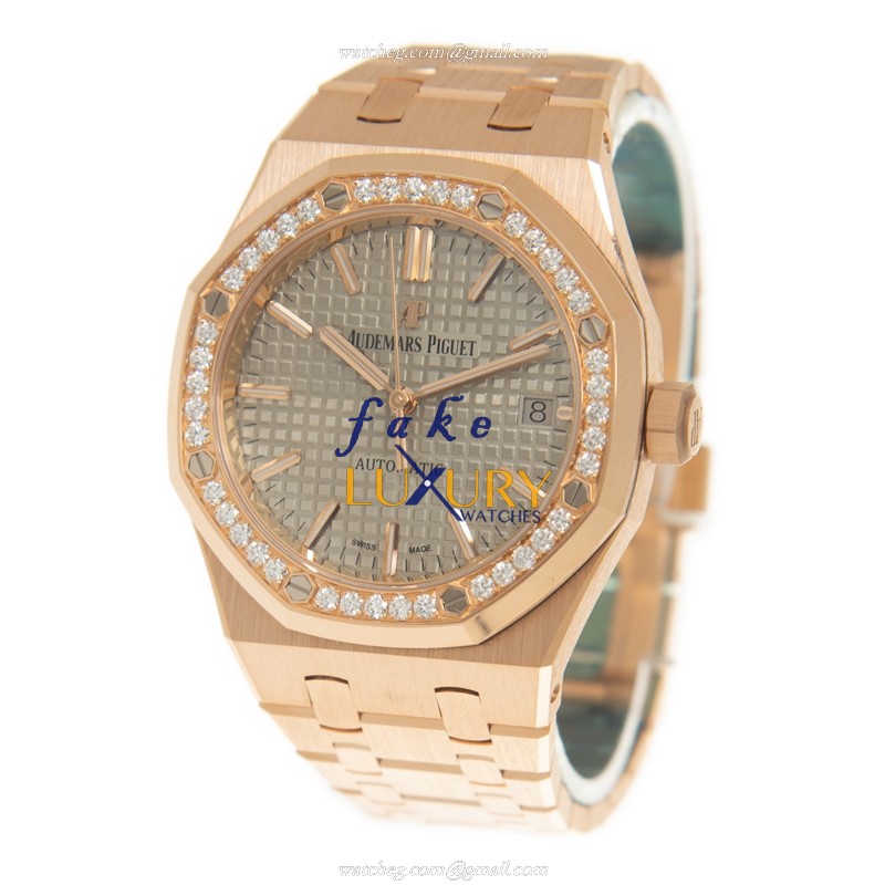 Audemars Piguet 15451OR.ZZ.1256OR.02 - Replica Watch - Gray Dial - Automatic - 18kt Rose Gold & - Image 3