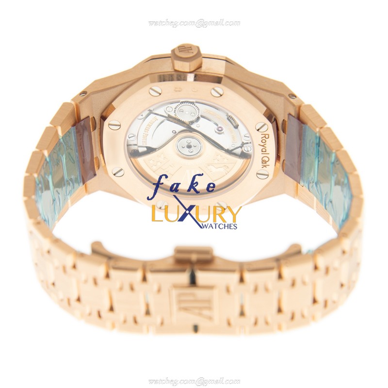 Audemars Piguet 15451OR.ZZ.1256OR.02 - Replica Watch - Gray Dial - Automatic - 18kt Rose Gold & - Image 4