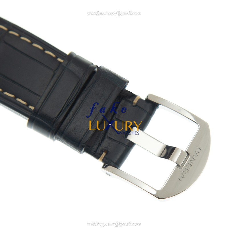Panerai PAM01144 Radiomir Replica Watch, Dark Blue Dial, Steel Case, Manual Wind - Image 4
