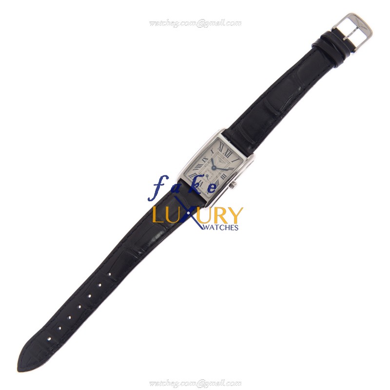 Longines Dolce Vita L5.255.4.71.0 - Replica Watch - Quartz - Silver Dial - Black Alligator Strap - Image 2
