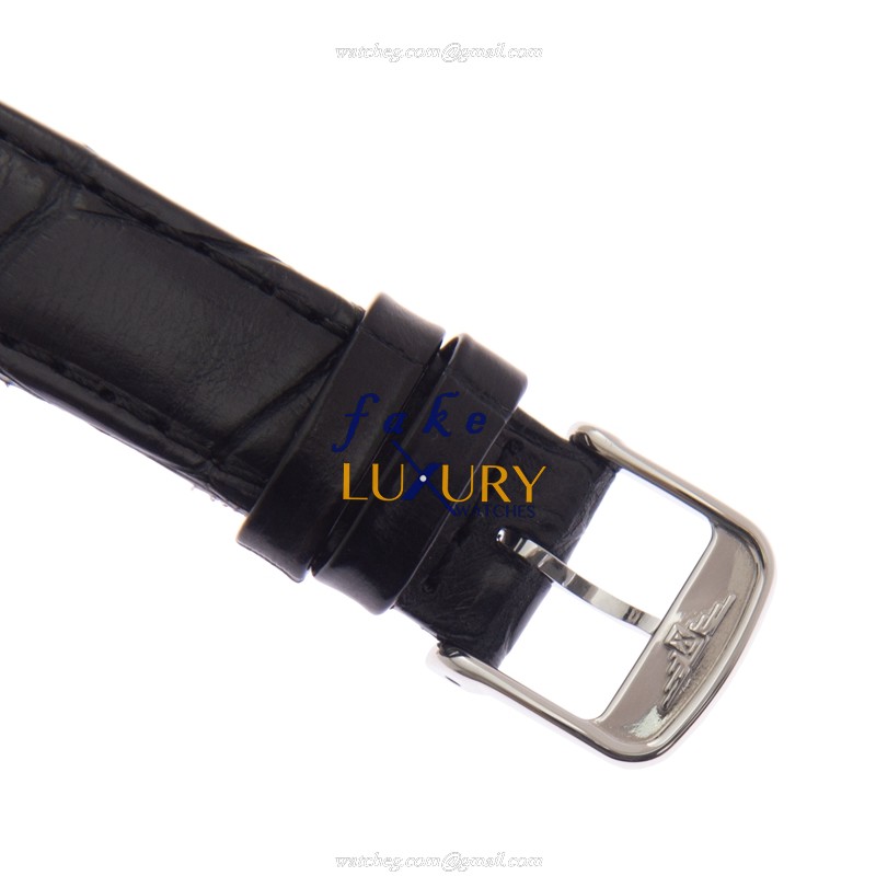 Longines Dolce Vita L5.255.4.71.0 - Replica Watch - Quartz - Silver Dial - Black Alligator Strap - Image 4