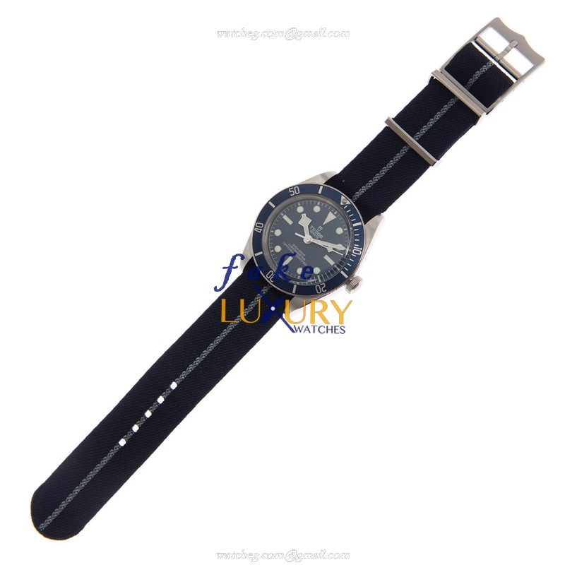 Tudor 79030B-CS Black Bay 1958 Replica Watch, Blue Dial, Canvas Strap, Automatic - Image 2