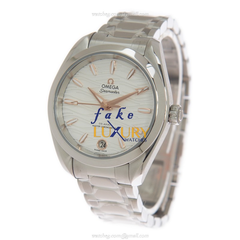 Omega Seamaster 220.10.34.20.02.001 Replica Watch With Automatic Movement, Silver Dial, Steel - Image 3