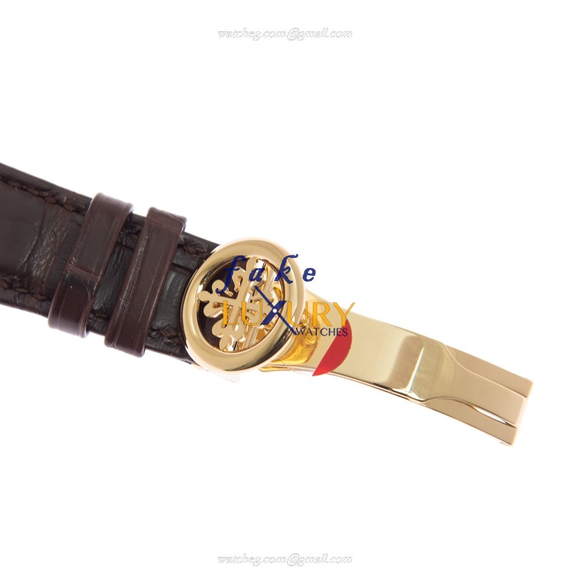 Patek Philippe 5270J-001 Replica Watch, White Dial, 18kt Yellow Gold Case, Manual Wind - Image 3