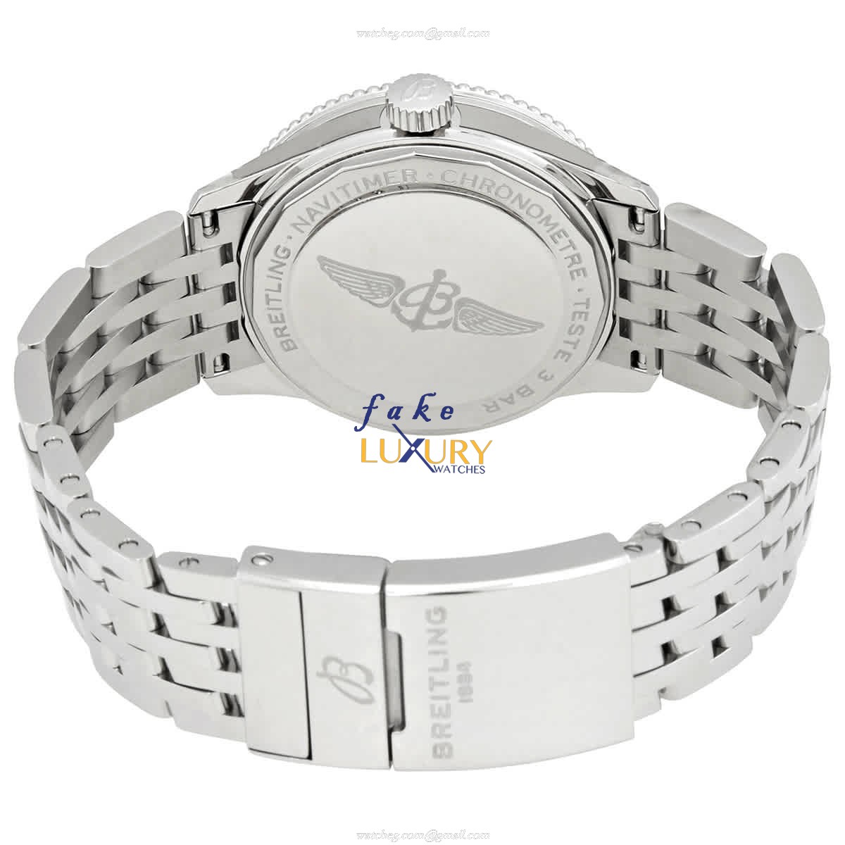 Breitling A17395161C1A1 Navitimer Replica Watch With Blue Dial, Steel Case Automatic Movement - Image 3
