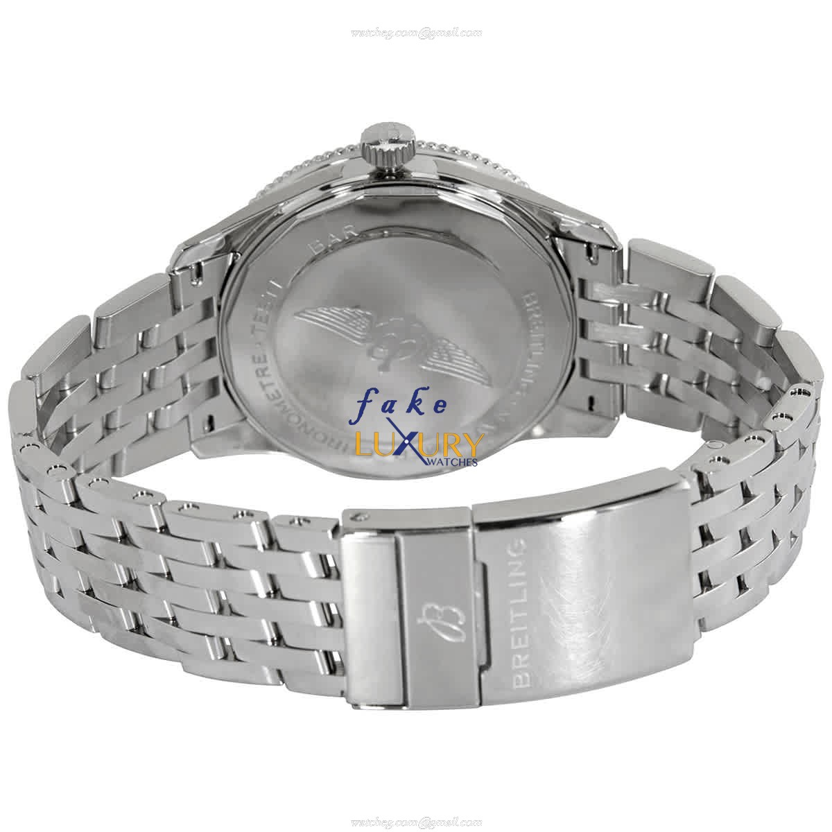 Breitling A17326161C1A1 Navitimer Automatic Blue Dial Steel Bracelet Replica Watch - Image 3