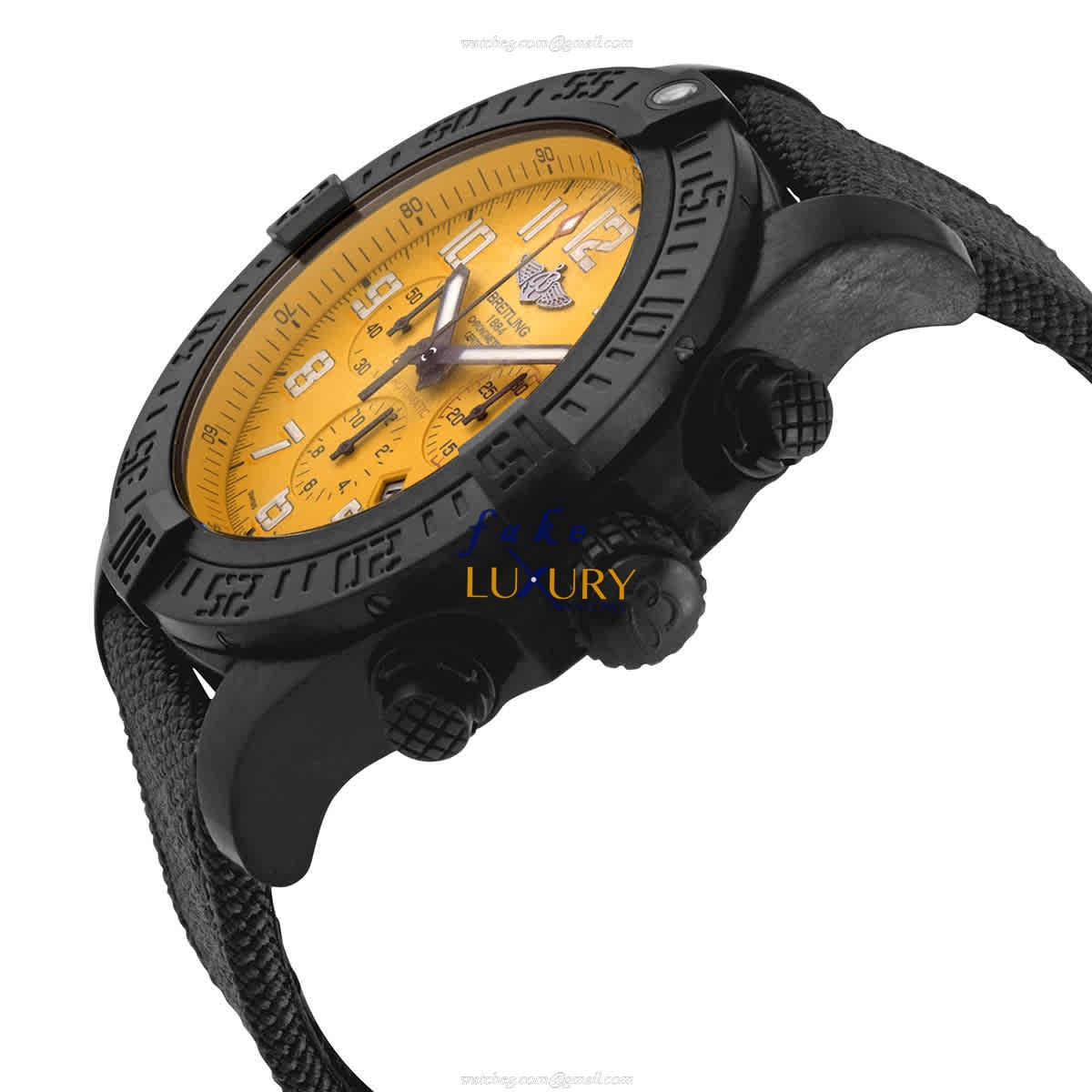 Breitling Avenger Hurricane XB0170E41I1W1 Automatic Yellow Dial Carbon Fiber Replica - Image 2