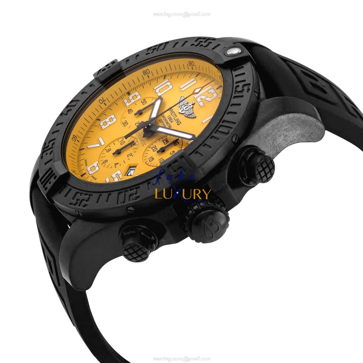 Breitling Avenger Hurricane XB0170E41I1S2 - Replica Watch - Yellow Dial - Automatic - Carbon Fiber - Image 2