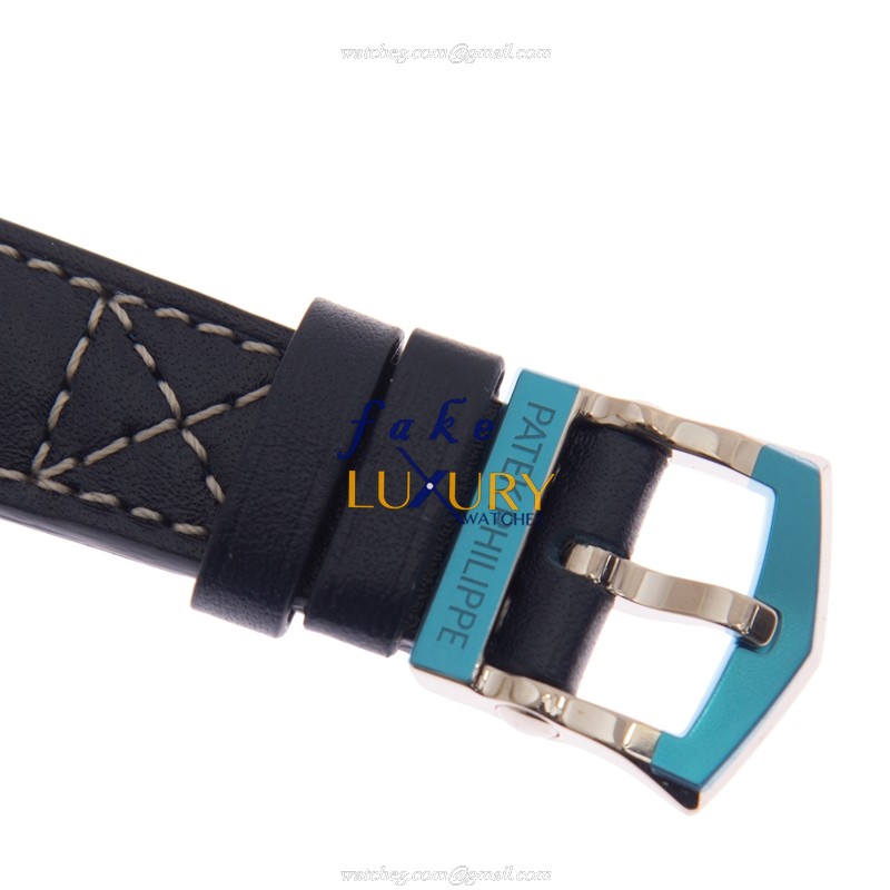 Patek Philippe 7234G-001 Replica Watch, Automatic Movement, Dark Blue Dial, 18kt White Gold Case - Image 4