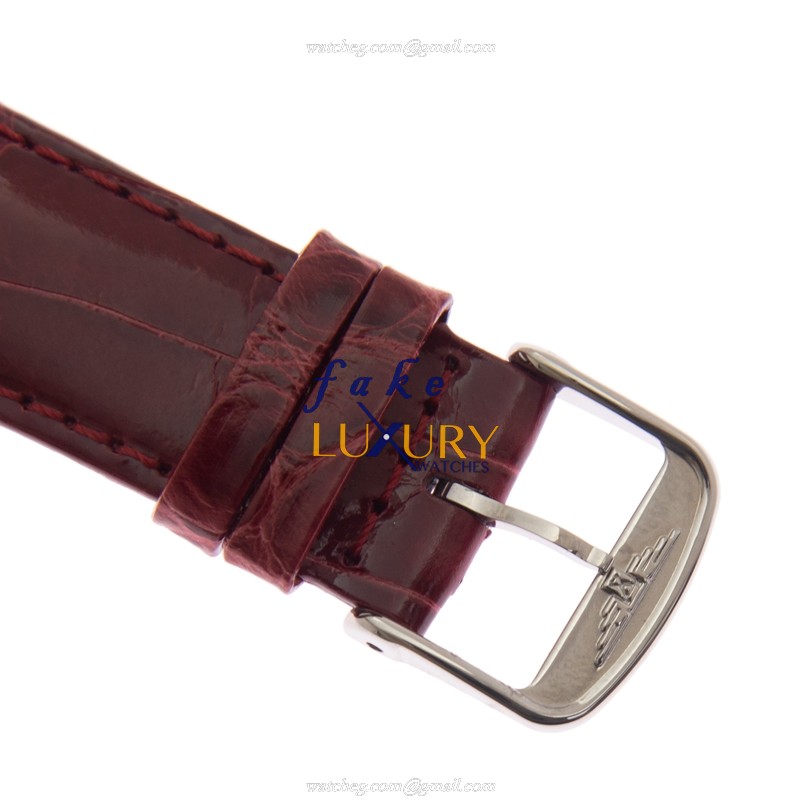 Longines L5.755.4.71.5 Dolce Vita Replica Watch, Quartz Movement, White Dial, Red Leather Strap - Image 4