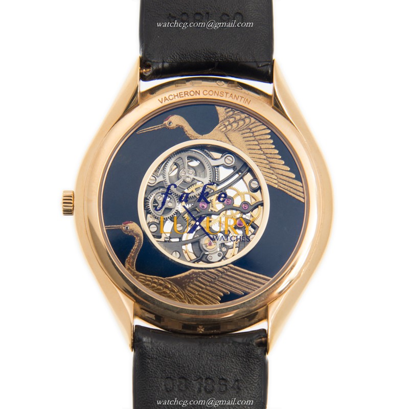 Vacheron Constantin METIERS DART 33222/000R-9506 Replica Watch, Manual Wind, Black Dial, Rose Gold - Image 3