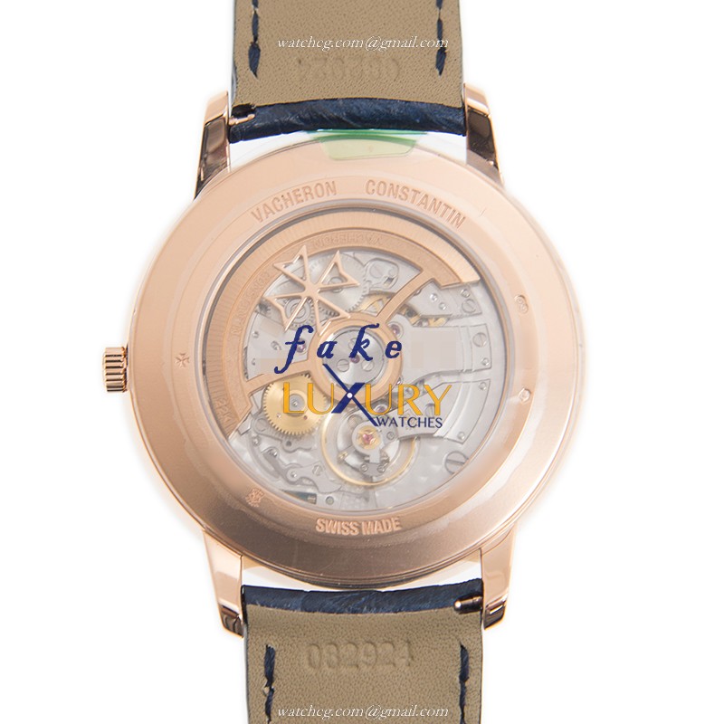 Vacheron Constantin Patrimony Traditionelle 85180/000R-B515 Automatic 18kt Rose Gold Blue Dial - Image 3