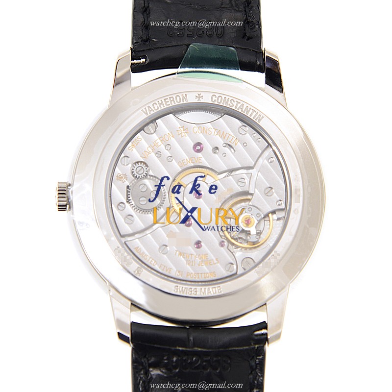 Vacheron Constantin Patrimony Traditionelle 1110U/000G-B086 Manual Wind White Dial Replica Watch - Image 3