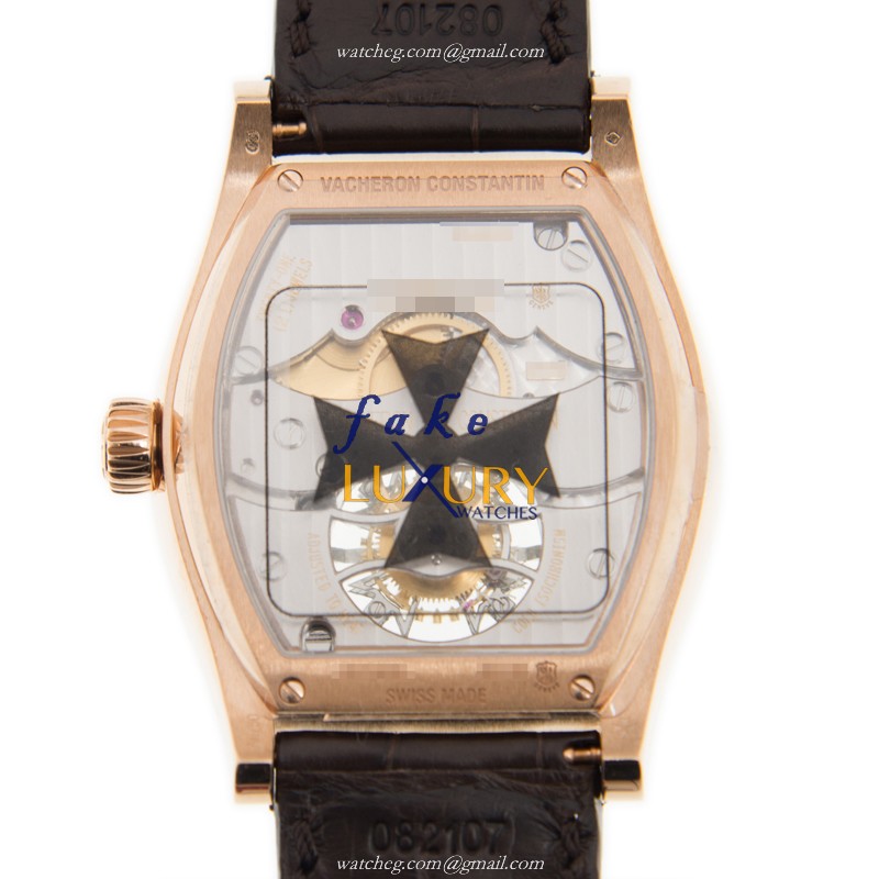 Vacheron Constantin Malte 30130/000R-9754 Replica Watch, Manual Wind, White Dial, 18kt Rose Gold - Image 3