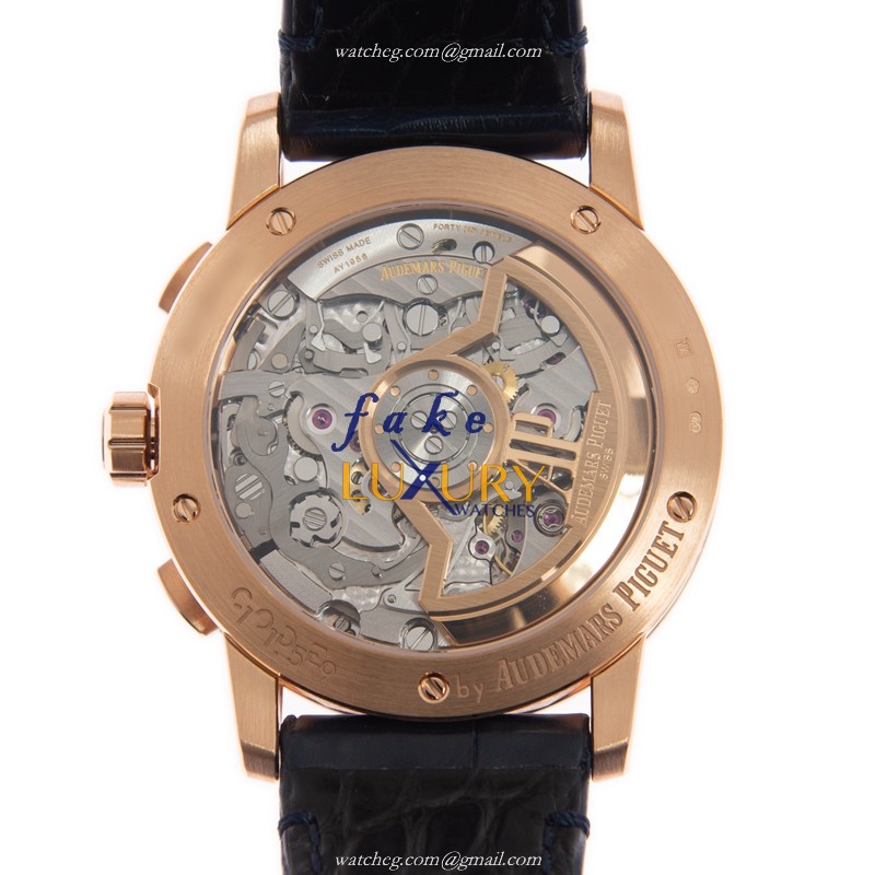 Audemars Piguet 26393OR.OO.A028CR.01 CODE 11.59 Dark Blue Dial 18kt Rose Gold Automatic Replica - Image 3