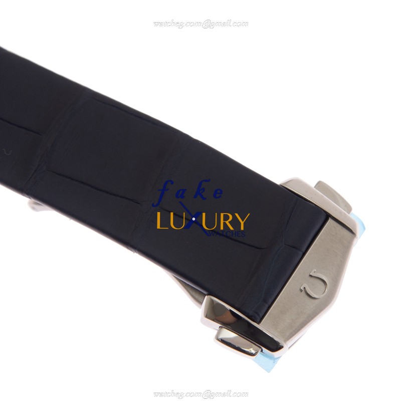 Omega Constellation 131.13.39.20.06.002 Replica Watch, Automatic, Gray Dial, Steel Case, Blue - Image 4