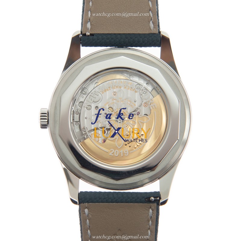 Patek Philippe 6007A-001 Calatrava Replica Watch, Automatic Movement, Blue Dial, Steel Case - Image 3