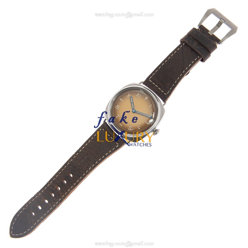 PAM00931 - Panerai Radiomir Replica Watch - Manual Wind Brown Dial Stainless Steel - Image 2