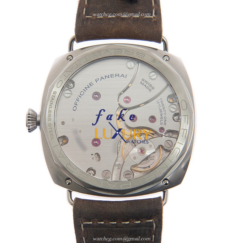 PAM00931 - Panerai Radiomir Replica Watch - Manual Wind Brown Dial Stainless Steel - Image 3