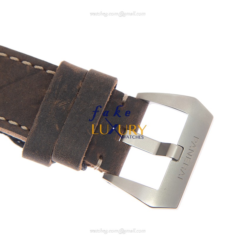 PAM00931 - Panerai Radiomir Replica Watch - Manual Wind Brown Dial Stainless Steel - Image 4