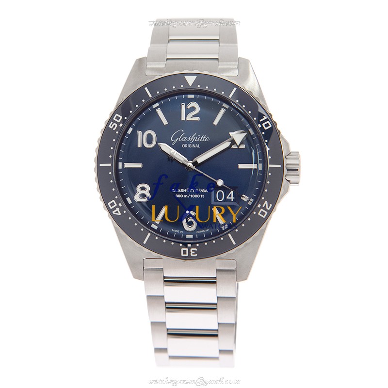 Glashutte 1-36-13-02-81-70 Spezialist Replica Watch With Blue Dial, Automatic Movement, Steel - Image 2