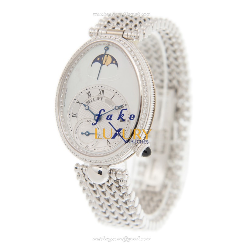 Breguet 8908BB/52/J20/D000 REINE DE NAPLES Automatic 18kt White Gold Diamond Replica Watch - Image 3