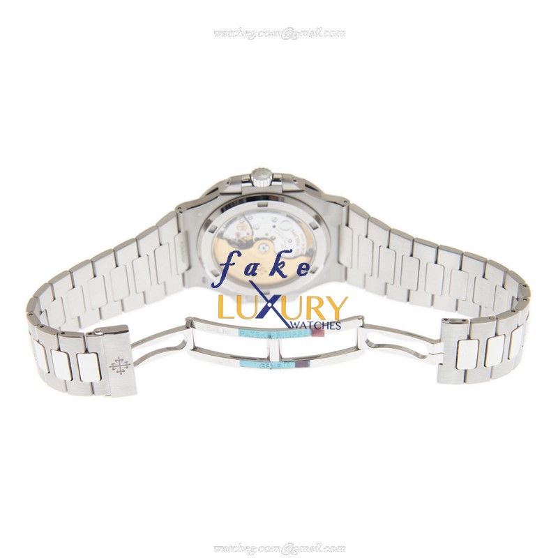 Patek Philippe 5711/110P-001 Nautilus Replica Watch, Automatic, Black Dial, White Gold & Diamond - Image 5