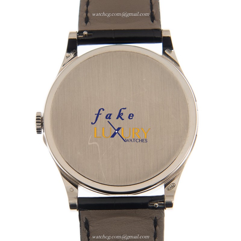 Patek Philippe 5089G-060 Replica Watch, Blue Dial, 18kt White Gold Case, Alligator Strap - Image 3