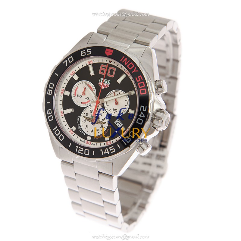 Tag Heuer CAZ101V.BA0842 Formula 1 Quartz Replica Watch, Black Dial, Steel Bracelet - Image 3