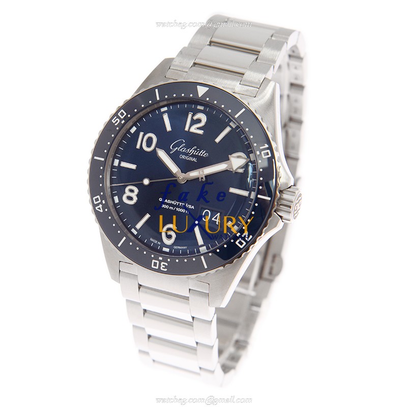 Glashutte 1-36-13-02-81-70 Spezialist Replica Watch With Blue Dial, Automatic Movement, Steel - Image 3