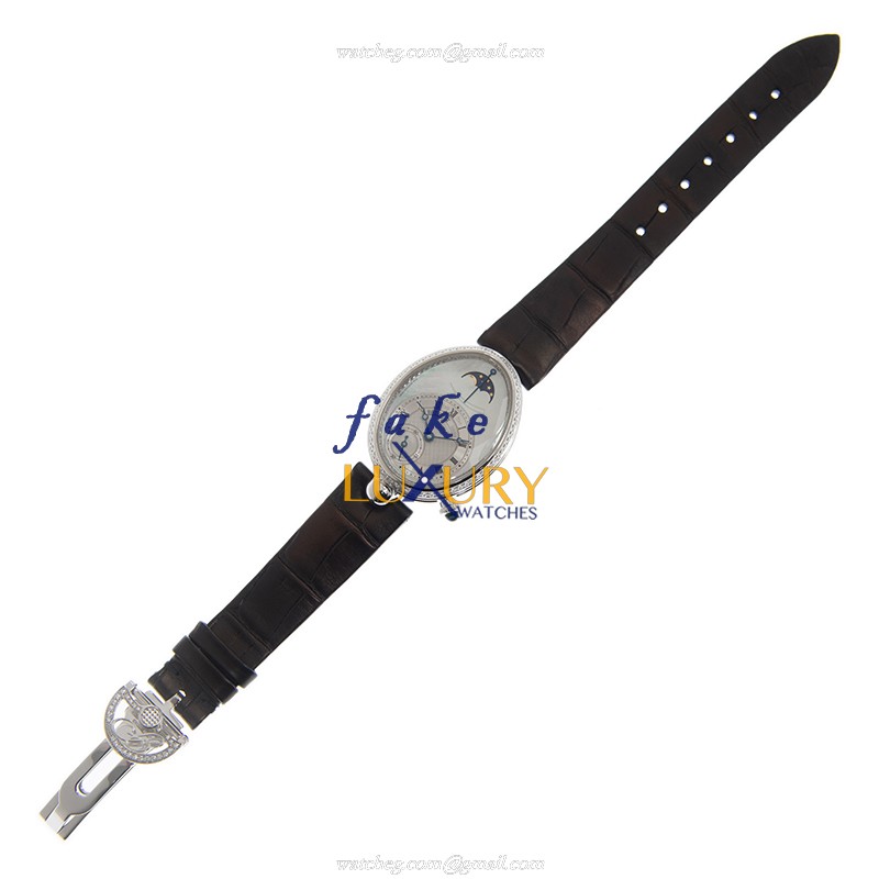 Breguet 8908BB/52/964/D00D Reine de Naples | Automatic | 18kt White Gold & Diamond | Replica Watch - Image 2