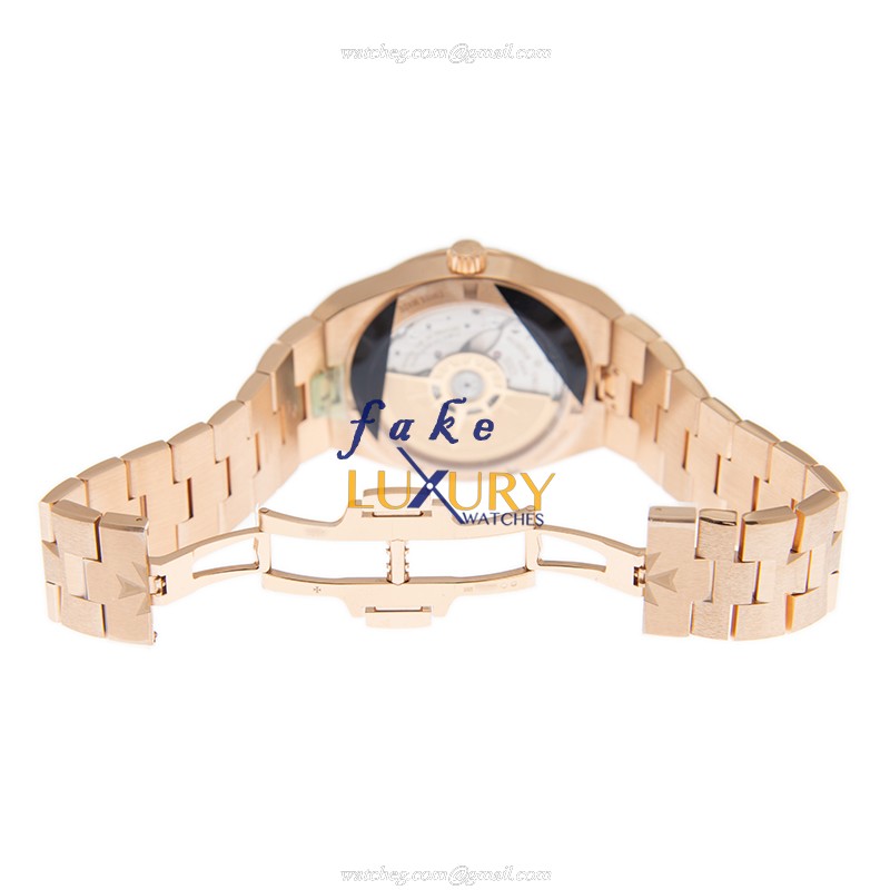 Vacheron Constantin 4500V/110R-B705 Replica Watch, Automatic Movement, Blue Dial, 18kt Rose Gold - Image 5