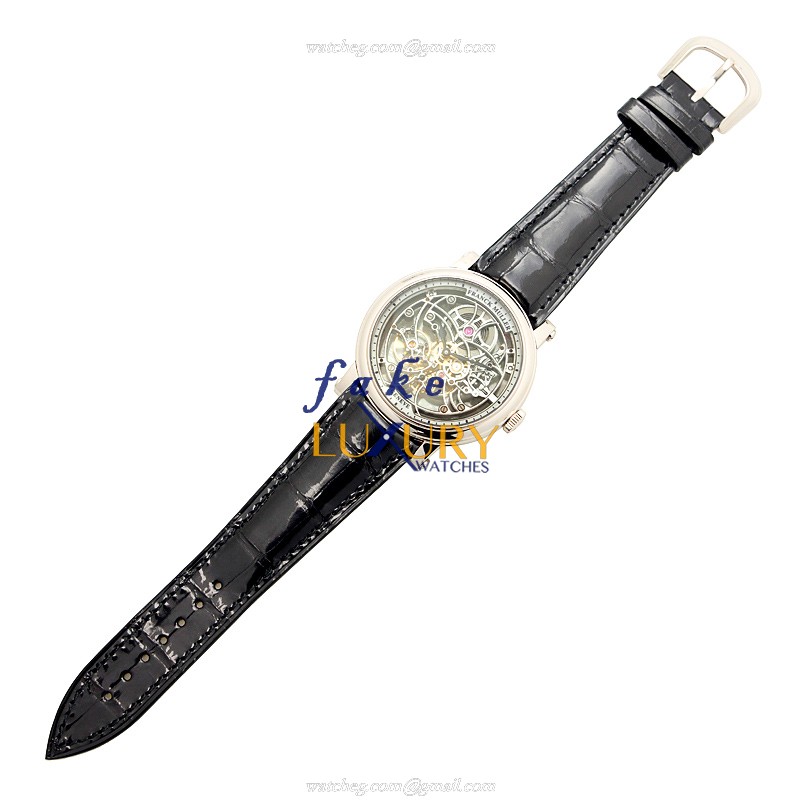 Franck Muller 7045 B S6 SQT OG Replica Watch - Manual Wind - Steel Case - 45mm - Skull Dial - Image 2