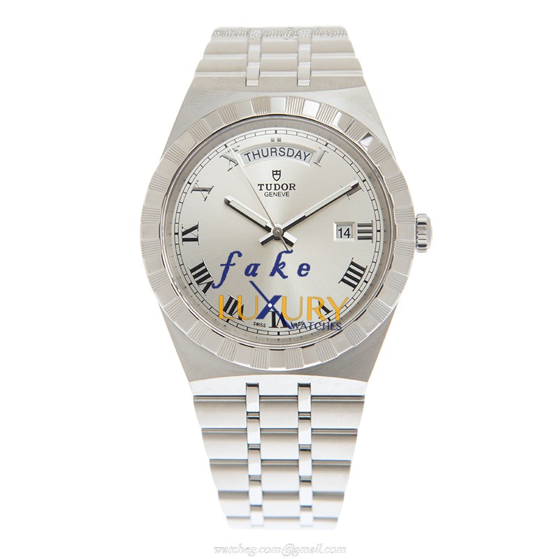 TUDOR ROYAL 28600-91060-SILVER Automatic Silver Dial Steel Case Replica Watch - Image 2